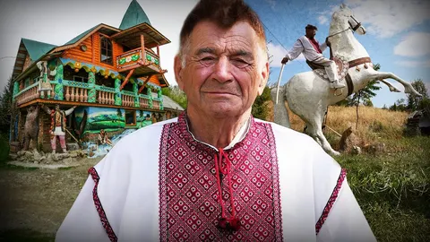 Сад фігур «Краса Карпат»: як скульптор-самоук із Рунгур перетворив подвір'я на музей просто неба