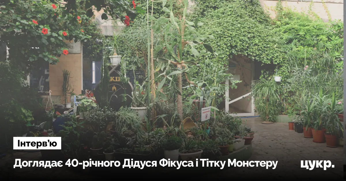 «Рослини мене врятували»: історія доглядачки зимового саду в Сумах